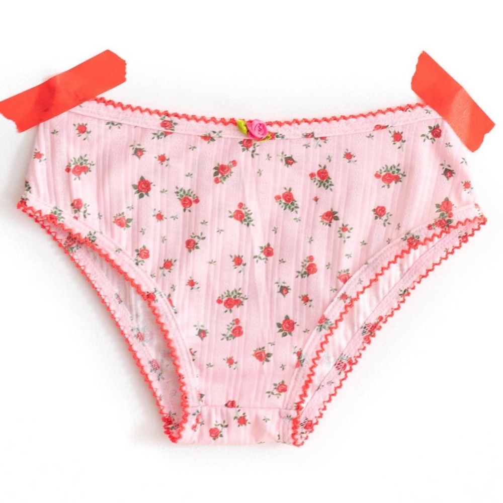Rosette NYC rosebud floral panties underwear